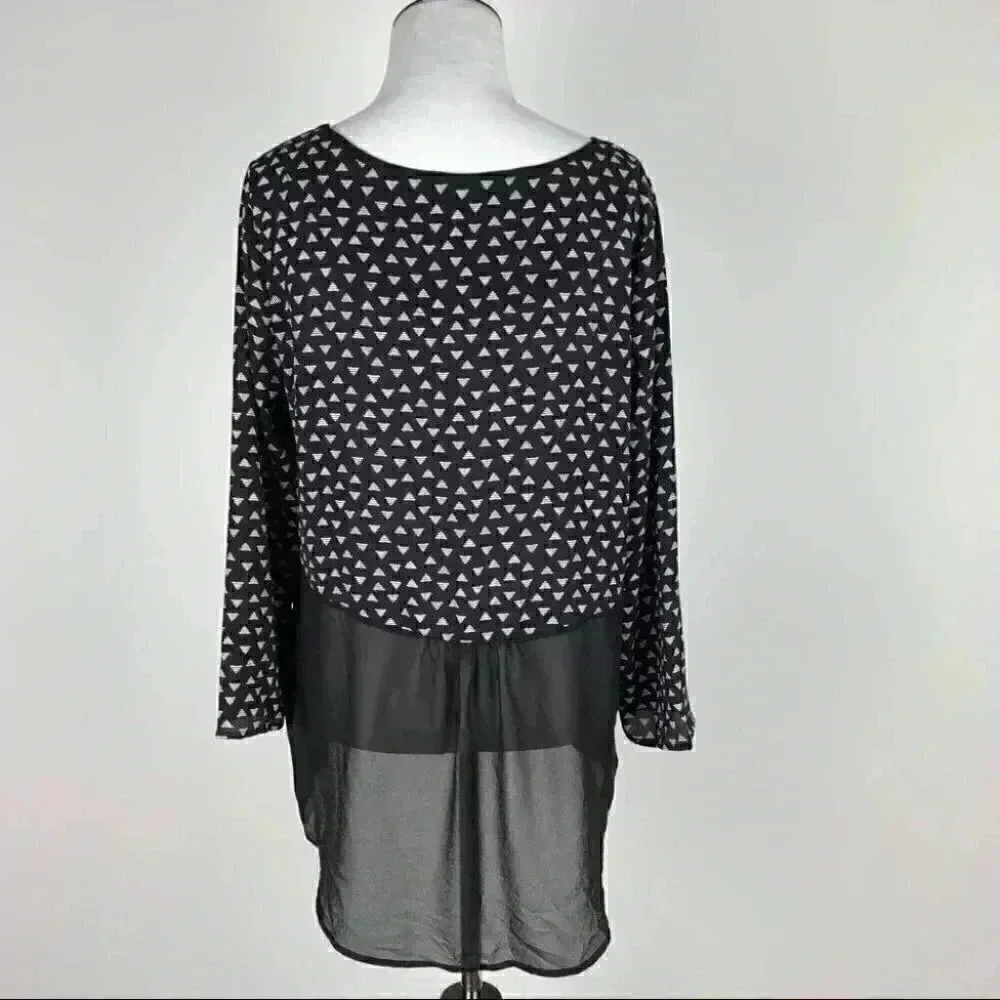 Stitch fix paperMoon womens top size M Black - Picture 4 of 8